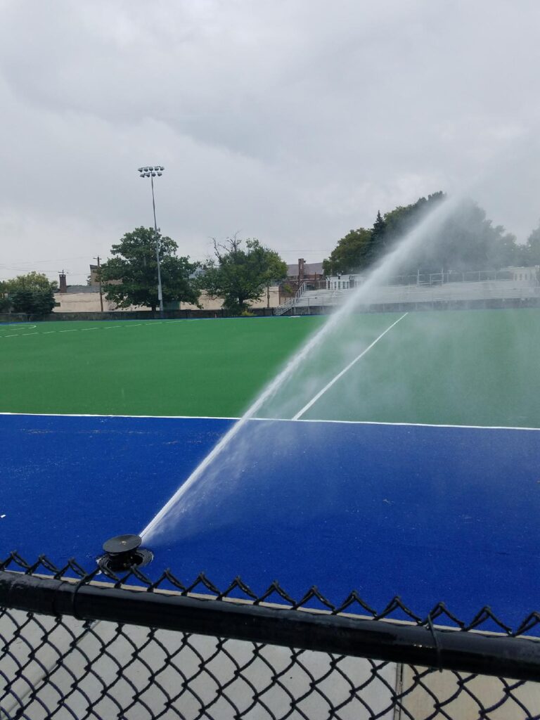 GELS sprinkler system live at Drexel University Philadelphia PA